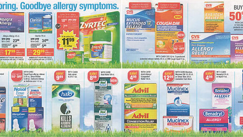 CVS 'Goodbye Allergy Symptoms' Circular Wrap 